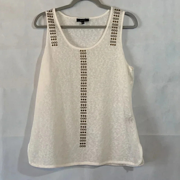 Beautiful KAKTUS lightweight 2pc TANK/CARDI set XL sweater KIMONO (B) - Picture 5 of 9